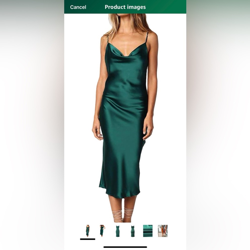 NWOT Beautiful Teal Midi Dress Size Large - Picture 1 of 10